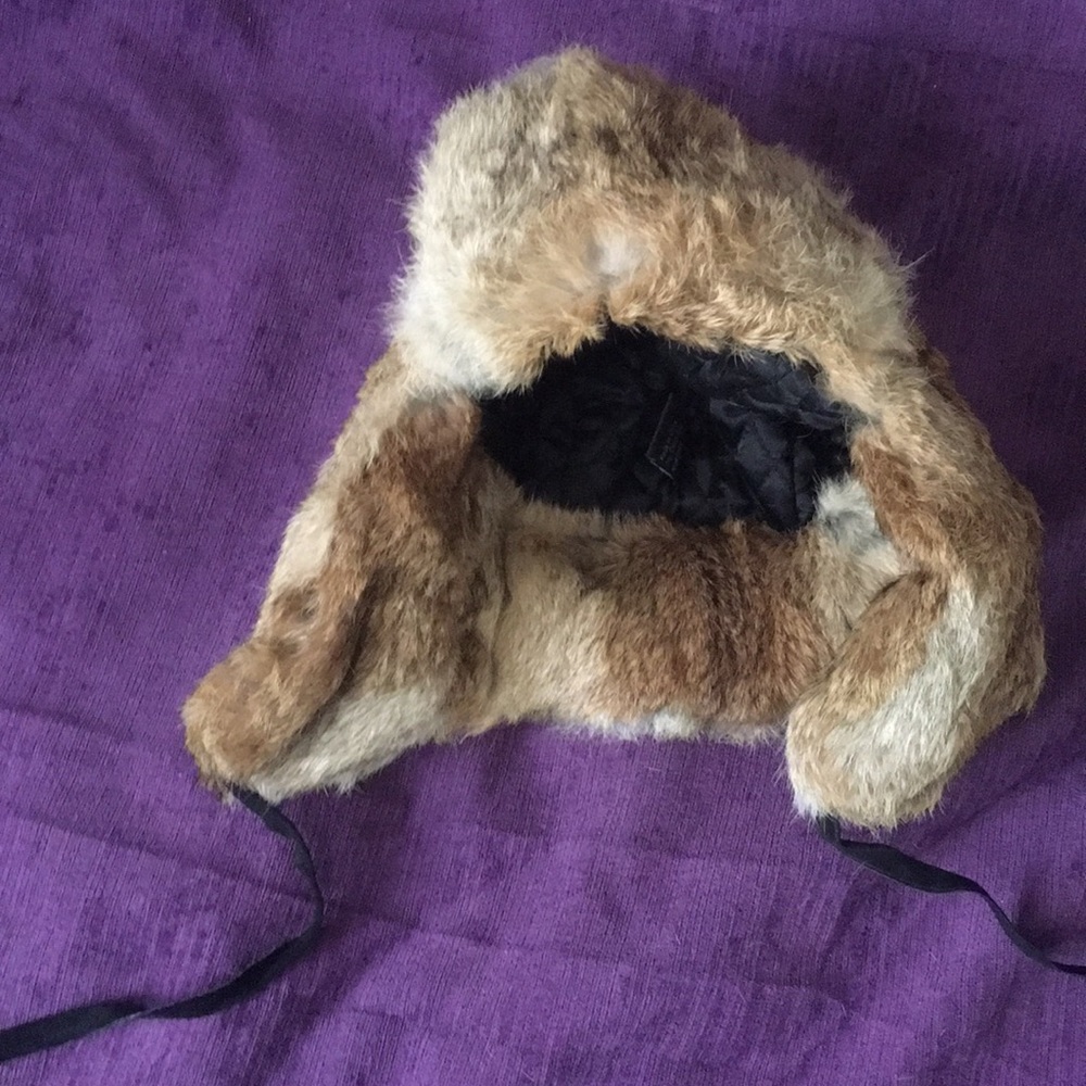 Genuine rabbit fur hat